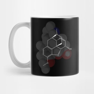 Codeine Molecule Chemistry Mug